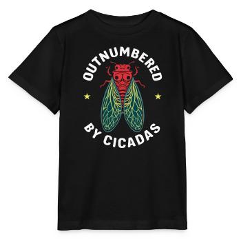 Invasion de cigale Couvain d'insectes Survivant de cigale - T-shirt bio MINI CREATOR Stanley/Stella Enfant - noir - Devant - Mikhail (115cm)