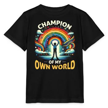 AuDHD Autism ADHD Autistic Spectrum Neurodiversity - Stanley/Stella MINI CREATOR Kids’ T-Shirt - black - Front - Mikhail (115cm)