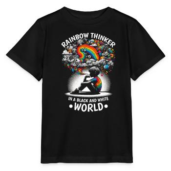 AuDHD Autism ADHD Autistic Spectrum Neurodiversity - Stanley/Stella MINI CREATOR Kids’ T-Shirt - black - Front - Mikhail (115cm)