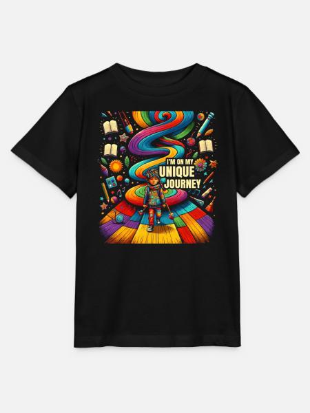 AuDHD Autismus ADHS Autistisches Spektrum Neurodiversität - Stanley/Stella Kinder T-Shirt MINI CREATOR  - Schwarz