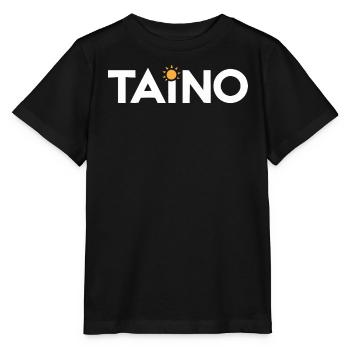 Taino Indian Puerto Rico Boricua Puerto Rican - Stanley/Stella MINI CREATOR Kids’ T-Shirt - black - Front - Mikhail (115cm)