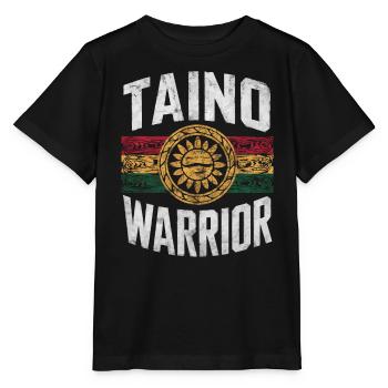Taino-Indianer Puerto Rico Boricua Puerto-Ricaner - Stanley/Stella Kinder T-Shirt MINI CREATOR  - Schwarz - Vorne - Mikhail (115cm)
