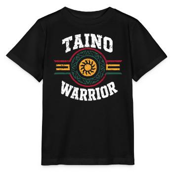 Taino-Indianer Puerto Rico Boricua Puerto-Ricaner - Stanley/Stella Kinder T-Shirt MINI CREATOR  - Schwarz - Vorne - Mikhail (115cm)