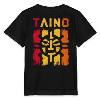 Taino-Indianer Puerto Rico Boricua Puerto-Ricaner - Stanley/Stella Kinder T-Shirt MINI CREATOR  - Schwarz - Vorne - Mikhail (115cm)