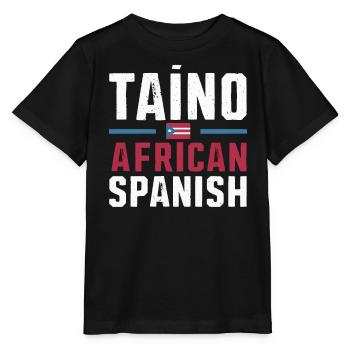 Taino-Indianer Puerto Rico Boricua Puerto-Ricaner - Stanley/Stella Kinder T-Shirt MINI CREATOR  - Schwarz - Vorne - Mikhail (115cm)