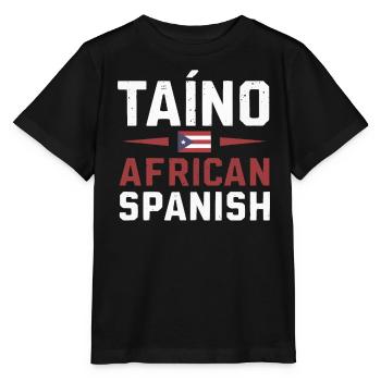 Taino-Indianer Puerto Rico Boricua Puerto-Ricaner - Stanley/Stella Kinder T-Shirt MINI CREATOR  - Schwarz - Vorne - Mikhail (115cm)