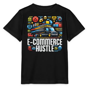 Entrepreneur en commerce électronique d’entreprise de dropshipping - T-shirt bio MINI CREATOR Stanley/Stella Enfant - noir - Devant - Mikhail (115cm)