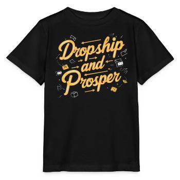 Entrepreneur en commerce électronique d’entreprise de dropshipping - T-shirt bio MINI CREATOR Stanley/Stella Enfant - noir - Devant - Mikhail (115cm)