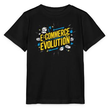 Entrepreneur en commerce électronique d’entreprise de dropshipping - T-shirt bio MINI CREATOR Stanley/Stella Enfant - noir - Devant - Mikhail (115cm)