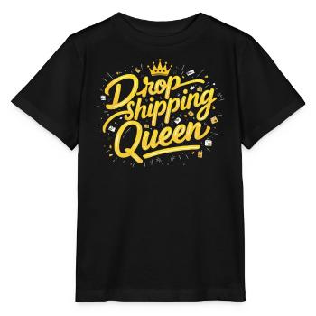 Entrepreneur en commerce électronique d’entreprise de dropshipping - T-shirt bio MINI CREATOR Stanley/Stella Enfant - noir - Devant - Mikhail (115cm)