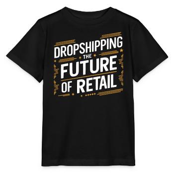 Entrepreneur en commerce électronique d’entreprise de dropshipping - T-shirt bio MINI CREATOR Stanley/Stella Enfant - noir - Devant - Mikhail (115cm)