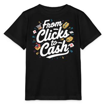 Entrepreneur en commerce électronique d’entreprise de dropshipping - T-shirt bio MINI CREATOR Stanley/Stella Enfant - noir - Devant - Mikhail (115cm)