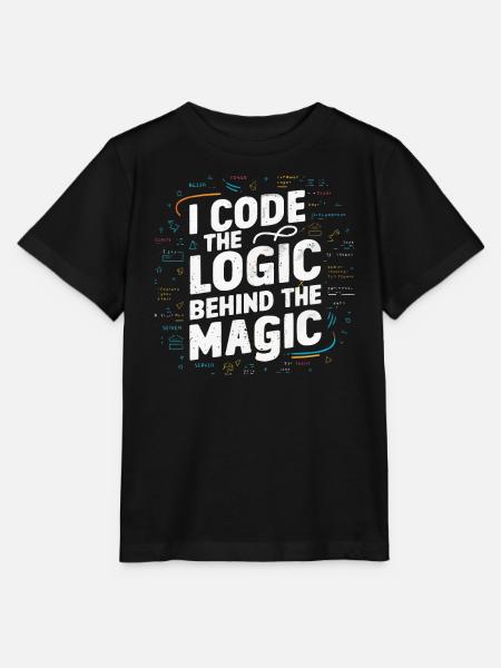 Backend-Entwickler Programmierung Softwareprogrammierer - Stanley/Stella Kinder T-Shirt MINI CREATOR - Schwarz