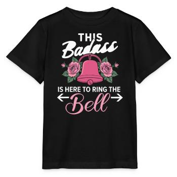 Mois de la sensibilisation au cancer du sein Pink Ribbon Chemo - T-shirt bio MINI CREATOR Stanley/Stella Enfant - noir - Devant - Mikhail (115cm)