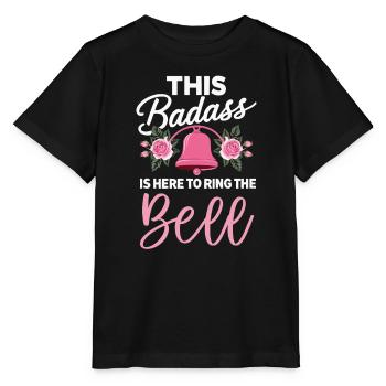 Mois de la sensibilisation au cancer du sein Pink Ribbon Chemo - T-shirt bio MINI CREATOR Stanley/Stella Enfant - noir - Devant - Mikhail (115cm)