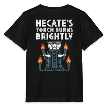 Hécate Lune Déesse Grecque Déesse Grecque Mythologie Grecque - T-shirt bio MINI CREATOR Stanley/Stella Enfant - noir - Devant - Mikhail (115cm)