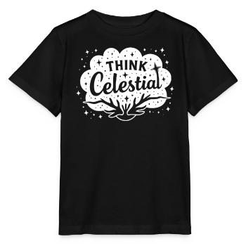 Cosmic Energy Life Energy Universal Force - Stanley/Stella MINI CREATOR Kids’ T-Shirt - black - Front - Mikhail (115cm)