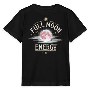 Cosmic Energy Life Energy Universal Force - Stanley/Stella MINI CREATOR Kids’ T-Shirt - black - Front - Mikhail (115cm)