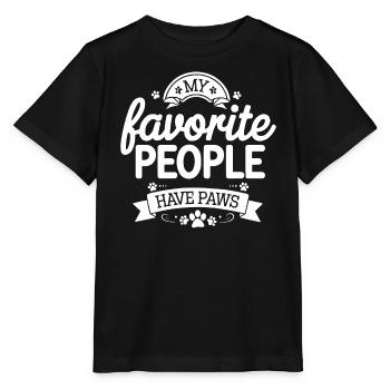 Anti Humain Pro Chien Amoureux Propriétaire Chiot Chiot Doggy - T-shirt bio MINI CREATOR Stanley/Stella Enfant - noir - Devant - Mikhail (115cm)