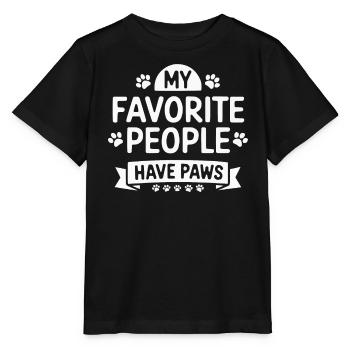 Anti Humain Pro Chien Amoureux Propriétaire Chiot Chiot Doggy - T-shirt bio MINI CREATOR Stanley/Stella Enfant - noir - Devant - Mikhail (115cm)