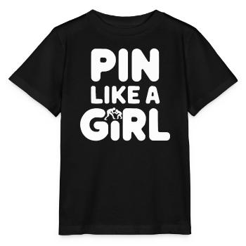 Filles Lutte Lutte Grappling Lutteuse Fille - T-shirt bio MINI CREATOR Stanley/Stella Enfant - noir - Devant - Mikhail (115cm)