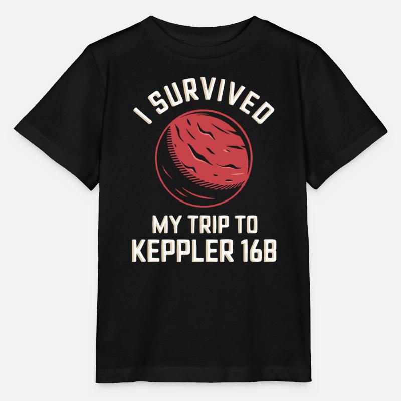 Exoplanète Univers Espace Astronome Astronomie - T-shirt bio MINI CREATOR Stanley/Stella Enfant - noir