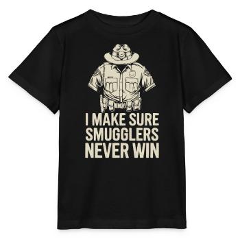 Emplois d’agent des douanes et de la protection des frontières dans les aéroports - T-shirt bio MINI CREATOR Stanley/Stella Enfant - noir - Devant - Mikhail (115cm)