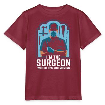 Orthopädischer Chirurg Medizin Medizin Orthopädie - Stanley/Stella Kinder T-Shirt MINI CREATOR  - Burgunderrot - Vorne - Kain (125cm)