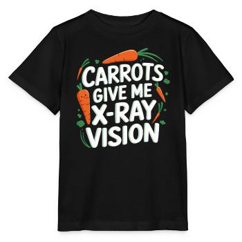 Healthy Eating Habits For Children Eat Green - Stanley/Stella MINI CREATOR Kids’ T-Shirt - black - Front - Mikhail (115cm)