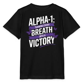 Trouble de la conscience du déficit en alpha-1 antitrypsine - T-shirt bio MINI CREATOR Stanley/Stella Enfant - noir - Devant - Mikhail (115cm)