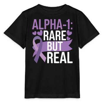 Trouble de la conscience du déficit en alpha-1 antitrypsine - T-shirt bio MINI CREATOR Stanley/Stella Enfant - noir - Devant - Mikhail (115cm)