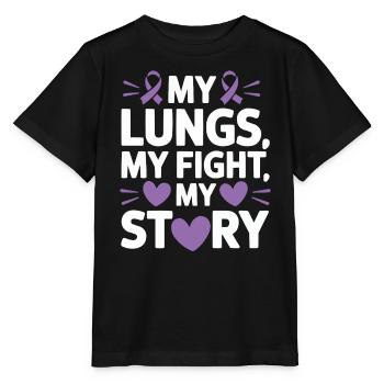 Trouble de la conscience du déficit en alpha-1 antitrypsine - T-shirt bio MINI CREATOR Stanley/Stella Enfant - noir - Devant - Mikhail (115cm)