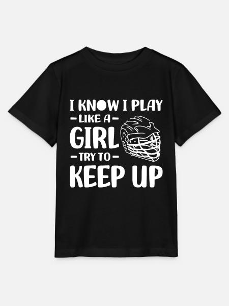 Lacrosse Spieler - Stanley/Stella Kinder T-Shirt MINI CREATOR - Schwarz