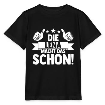 Lena - Stanley/Stella Kinder T-Shirt MINI CREATOR  - Schwarz - Vorne - Mikhail (115cm)