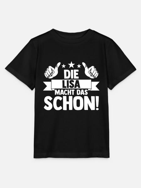 Lisa - Stanley/Stella Kinder T-Shirt MINI CREATOR - Schwarz