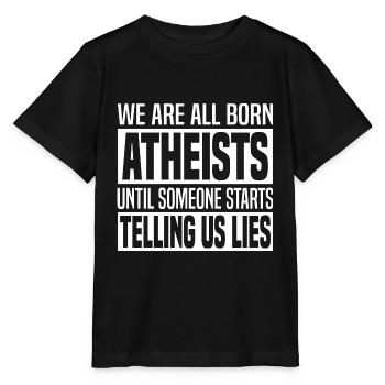 Atheismus - Stanley/Stella Kinder T-Shirt MINI CREATOR  - Schwarz - Vorne - Mikhail (115cm)
