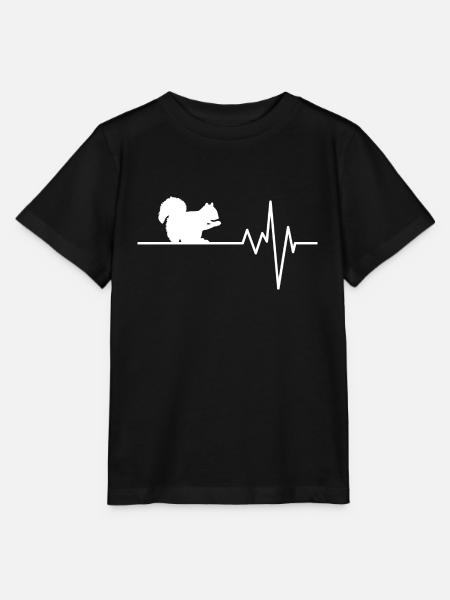 Eichhörnchen - Stanley/Stella Kinder T-Shirt MINI CREATOR - Schwarz