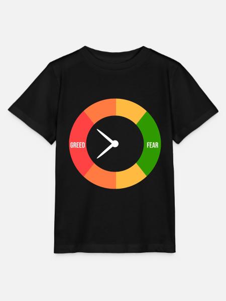 Gier > Angst - Stanley/Stella Kinder T-Shirt MINI CREATOR - Schwarz