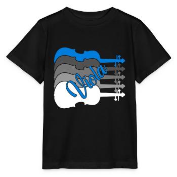 Awesome Viola - Stanley/Stella MINI CREATOR Kids’ T-Shirt - black - Front - Mikhail (115cm)