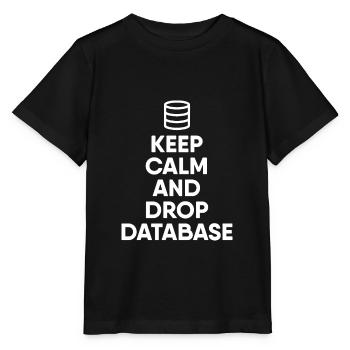Datenbank Administrator - Stanley/Stella Kinder T-Shirt MINI CREATOR  - Schwarz - Vorne - Mikhail (115cm)