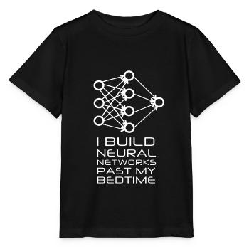 Machine Learning Neuronales Netz - Stanley/Stella Kinder T-Shirt MINI CREATOR  - Schwarz - Vorne - Mikhail (115cm)