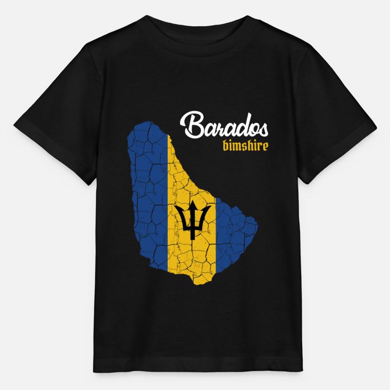 Barbados - Stanley/Stella MINI CREATOR Kids’ T-Shirt - black