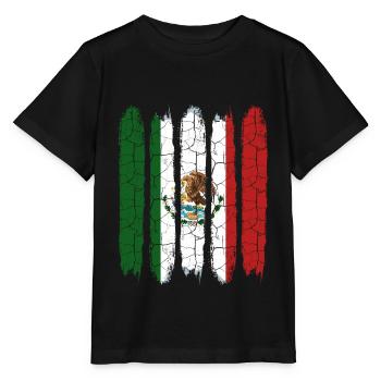 Mexiko - Stanley/Stella Kinder T-Shirt MINI CREATOR  - Schwarz - Vorne - Mikhail (115cm)