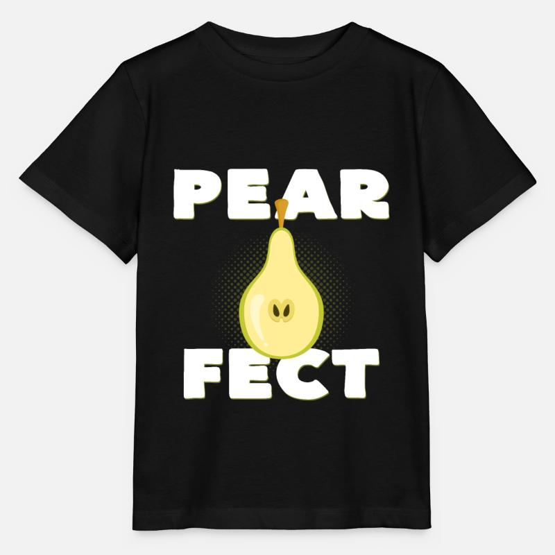 poire - T-shirt bio MINI CREATOR Stanley/Stella Enfant - noir