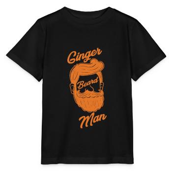 Ginger Beard - Stanley/Stella MINI CREATOR Kids’ T-Shirt - black - Front - Mikhail (115cm)