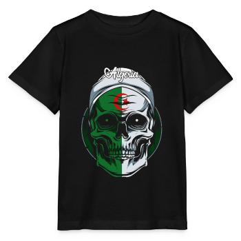 Algeria - Stanley/Stella MINI CREATOR Kids’ T-Shirt - black - Front - Mikhail (115cm)