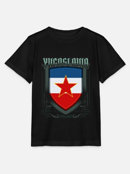 Jugoslawien - Stanley/Stella Kinder T-Shirt MINI CREATOR  - Schwarz