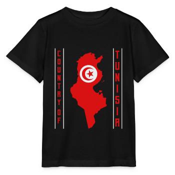 Tunisia - Stanley/Stella MINI CREATOR Kids’ T-Shirt - black - Front - Mikhail (115cm)