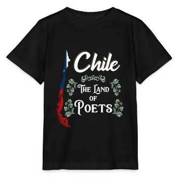 Chile - Stanley/Stella Kinder T-Shirt MINI CREATOR  - Schwarz - Vorne - Mikhail (115cm)
