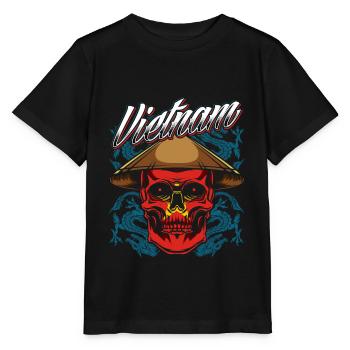 Vietnam - Stanley/Stella Kinder T-Shirt MINI CREATOR  - Schwarz - Vorne - Mikhail (115cm)